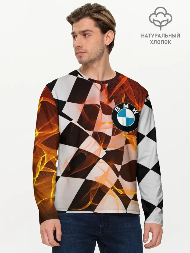 Мужской лонгслив базовый