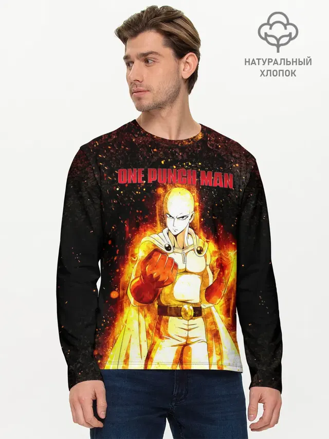 Сайтама в огне | One Punch-Man