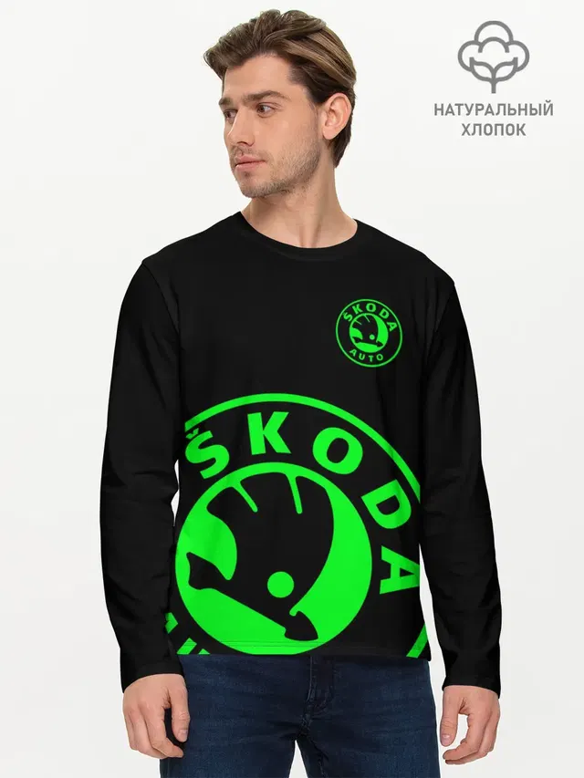 Мужской лонгслив базовый