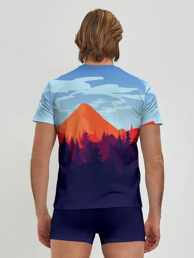 Мужские трусы с футболкой с принтом «Игры — Firewatch collection»