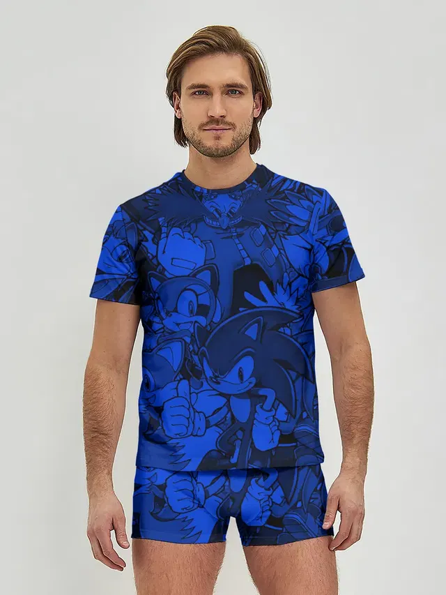 SONIC BLUE PATTERN | СИНИЙ ЁЖ