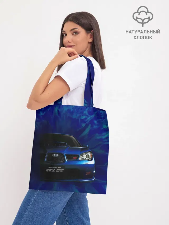 Шоппер базовый с принтом «Subaru»