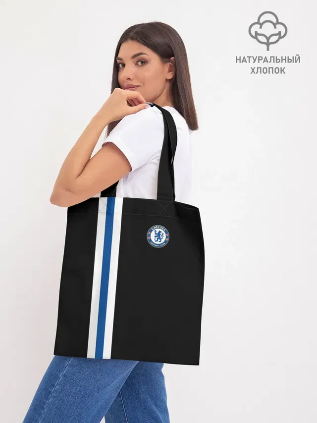 Шоппер базовый с принтом «Chelsea — Line Сollection 2»