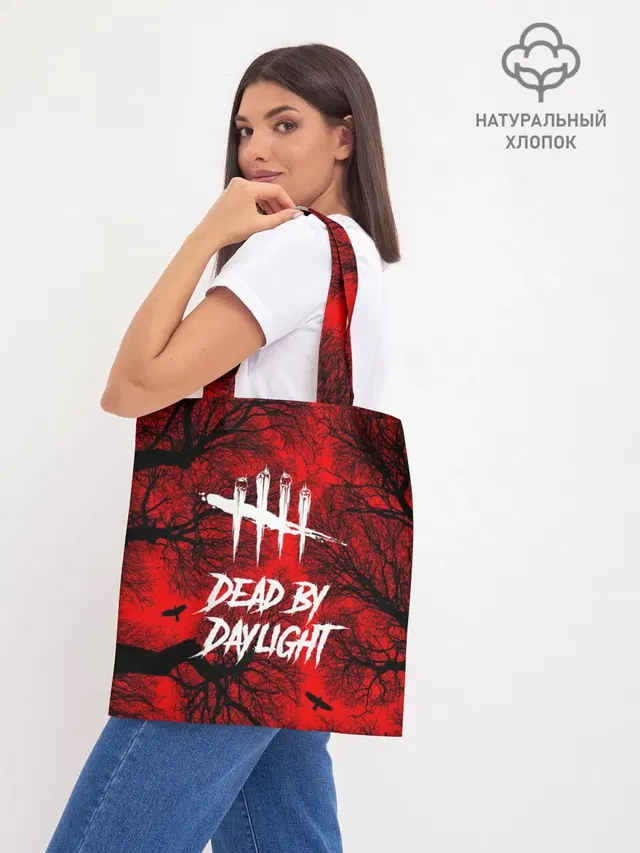Шоппер базовый с принтом «Dead by Daylight»