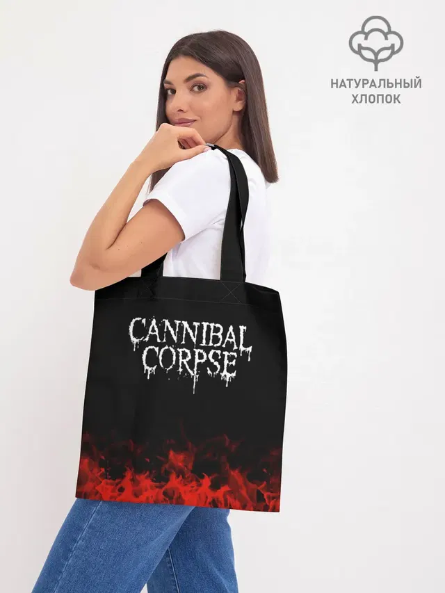 Шоппер базовый с принтом «Cannibal Corpse»