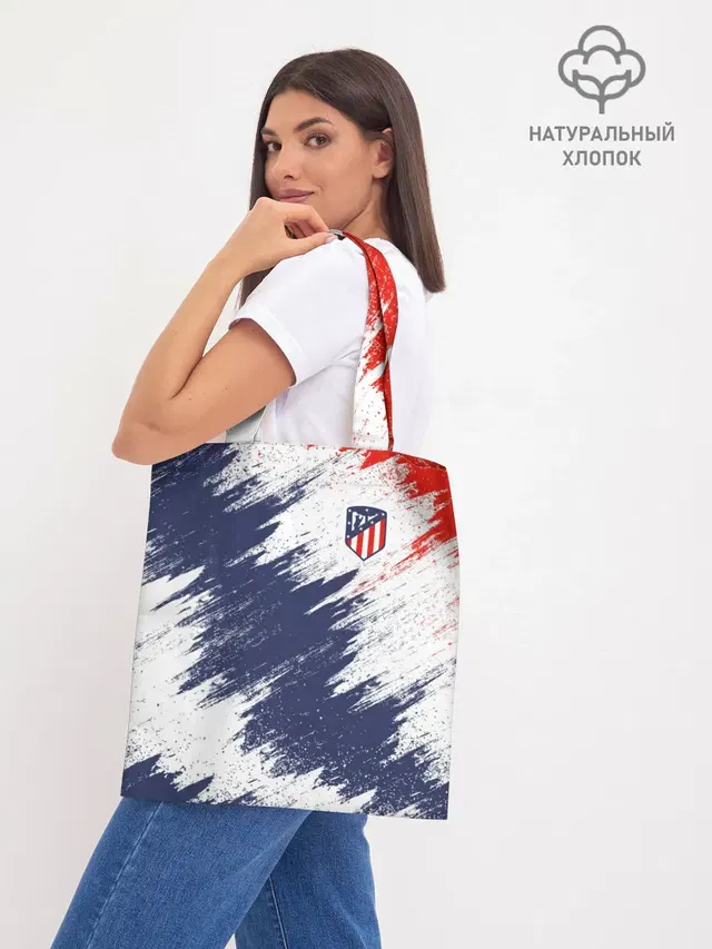 Шоппер базовый с принтом «Atletico Madrid»