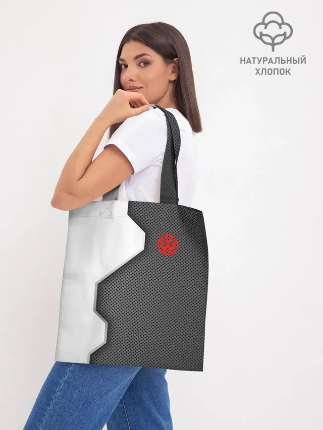 Шоппер базовый с принтом «Volkswagen — Volkswagen sport uniform auto»