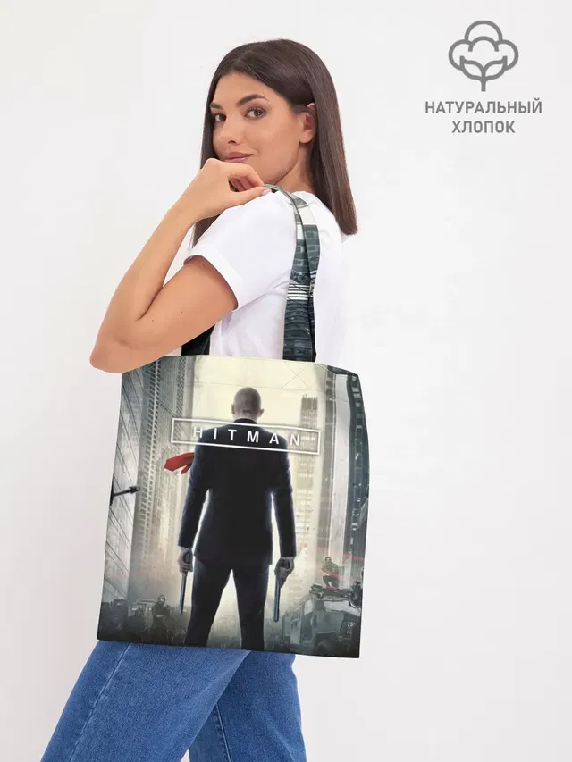 Шоппер базовый с принтом «Hitman — Hitman _5»