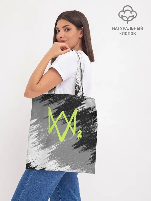 Шоппер базовый с принтом «Graffiti style»