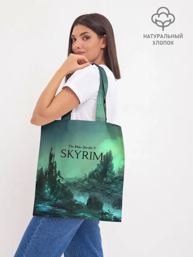 Шоппер базовый с принтом «The Elder Scrolls — SKYRIM»