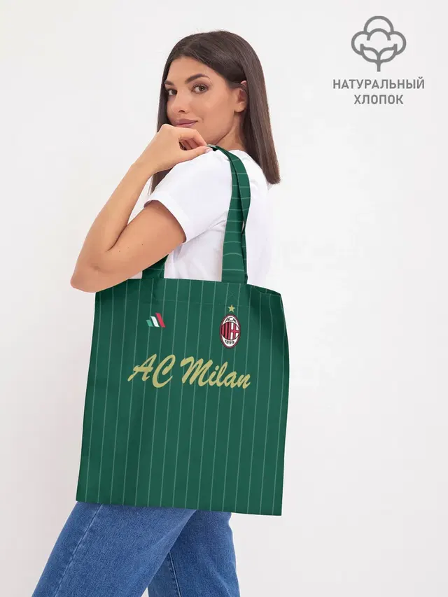 Шоппер базовый с принтом «Милан — AC Milan»