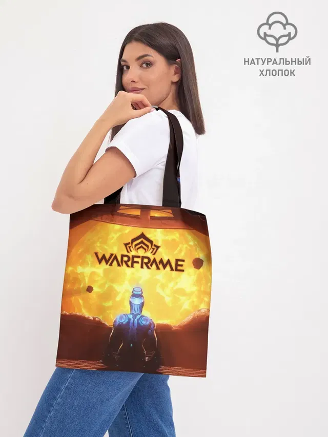 Шоппер базовый с принтом «Warframe»