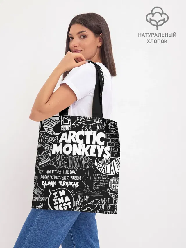 Шоппер базовый с принтом «Arctic Monkeys»