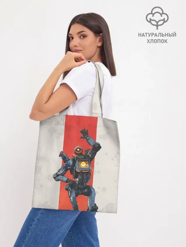 Шоппер базовый с принтом «Apex Legends — APEX LEGENDS - Pathfinder»