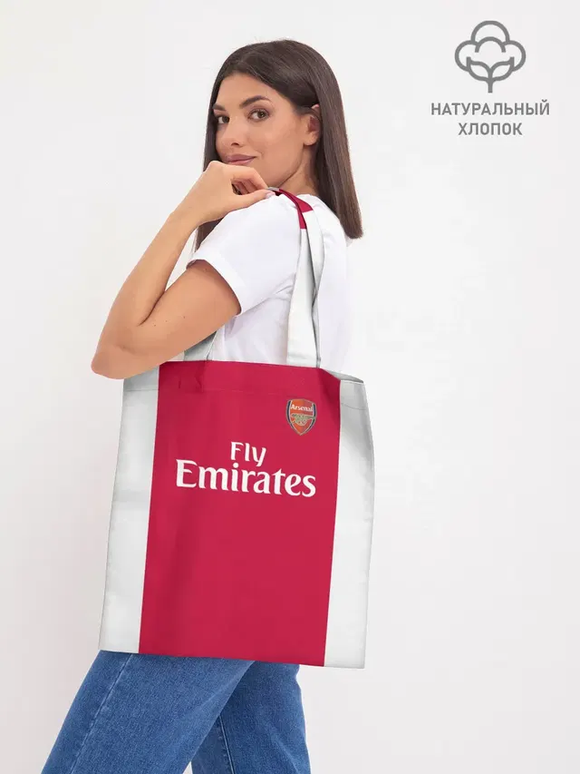 Шоппер базовый с принтом «Арсенал — Arsenal home 19-20»