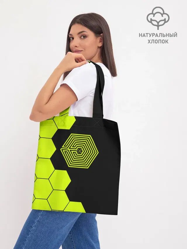 Шоппер базовый с принтом «Exo»
