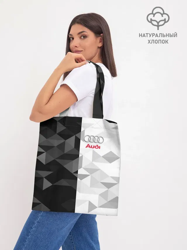 Шоппер базовый с принтом «Audi»