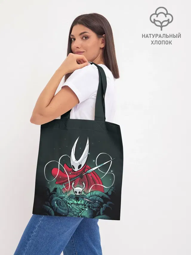 Шоппер базовый с принтом «Hollow Knight»