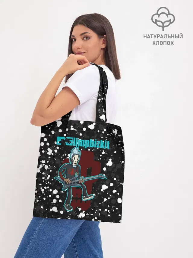 Шоппер базовый с принтом «Limp Bizkit»