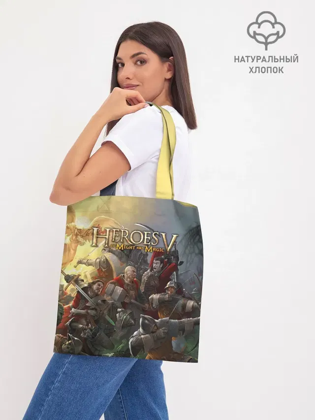 Шоппер базовый с принтом «Heroes — Heroes of Might and Magic»