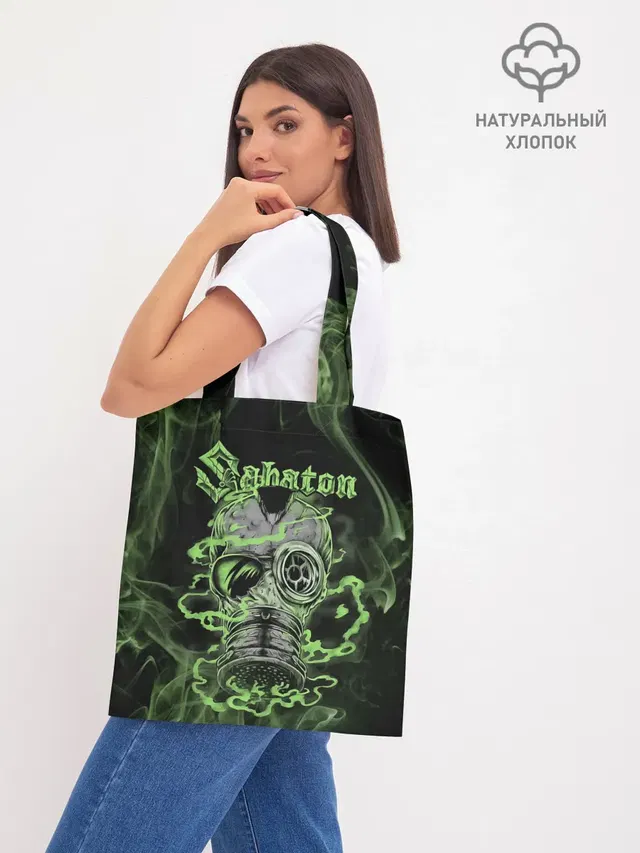 Шоппер базовый с принтом «Sabaton — Toxic Sabaton»
