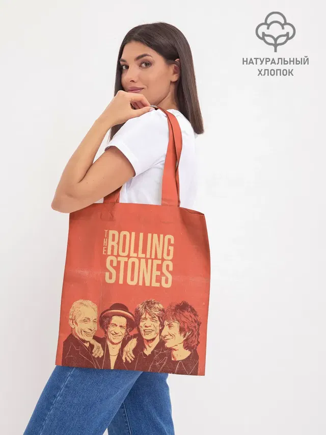 Шоппер базовый с принтом «Rolling Stones — The Rolling Stones»
