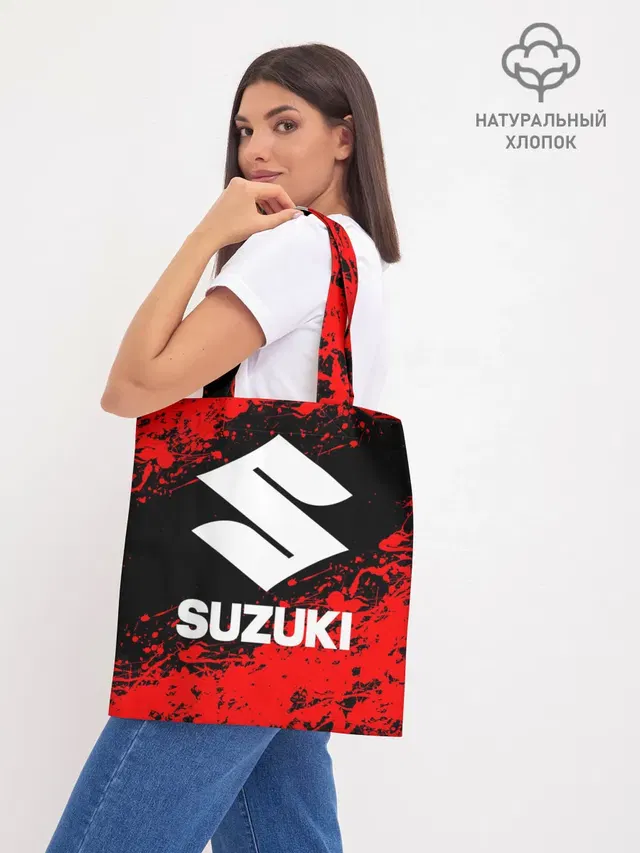 Шоппер базовый с принтом «Suzuki»
