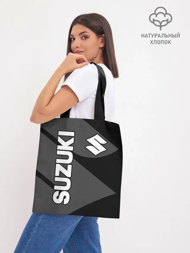 Шоппер базовый с принтом «Suzuki»