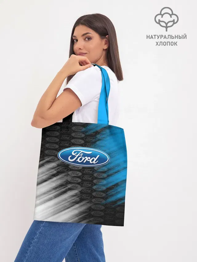 Шоппер базовый с принтом «Ford»
