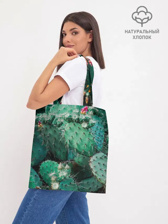 кактусы с цветами реализм