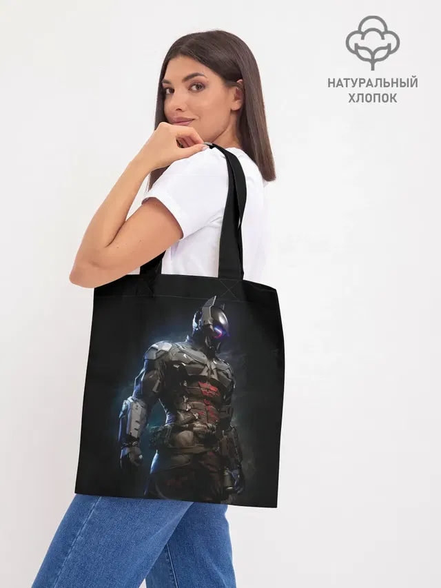 Шоппер базовый с принтом «Batman Arkham Knight»