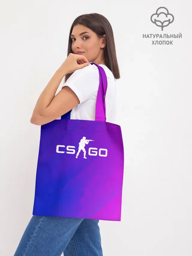 Шоппер базовый с принтом «Counter-Strike — CS GO»