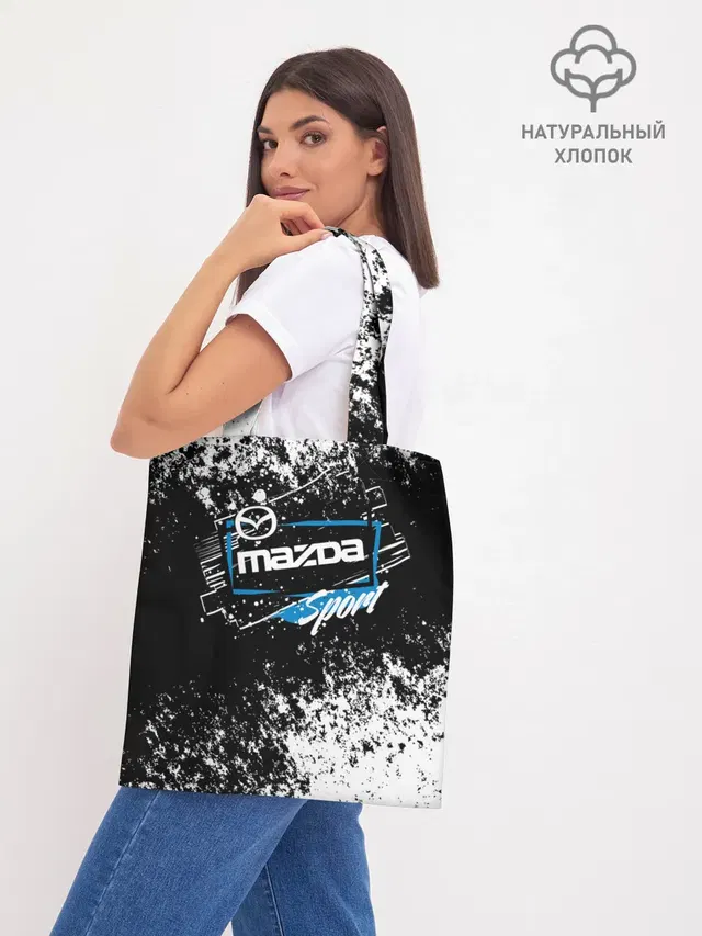 Шоппер базовый с принтом «Mazda — MAZDA SPORT»