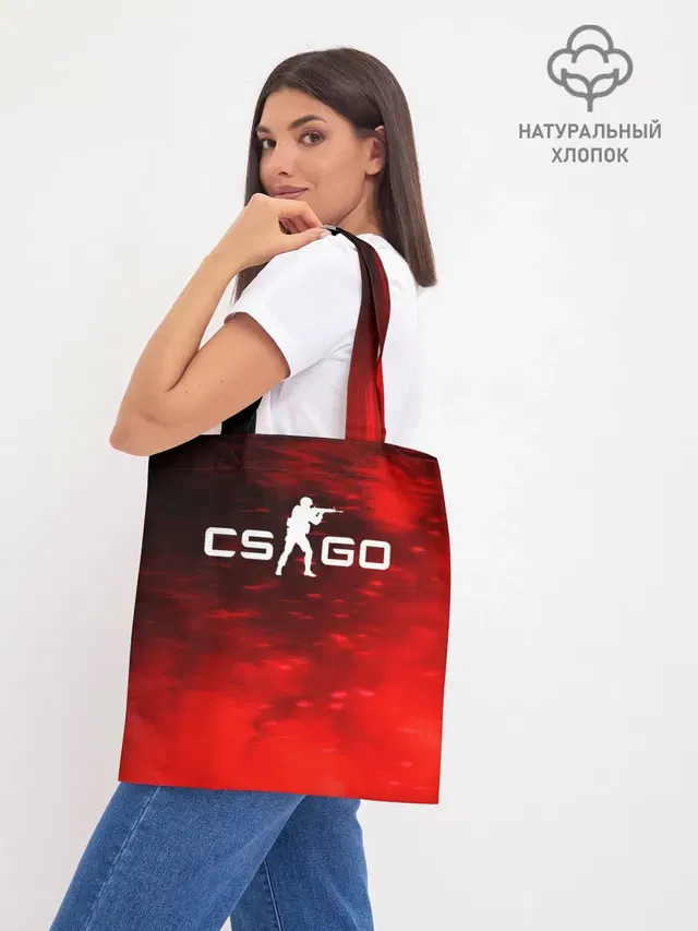 Шоппер базовый с принтом «Counter-Strike — CS GO»