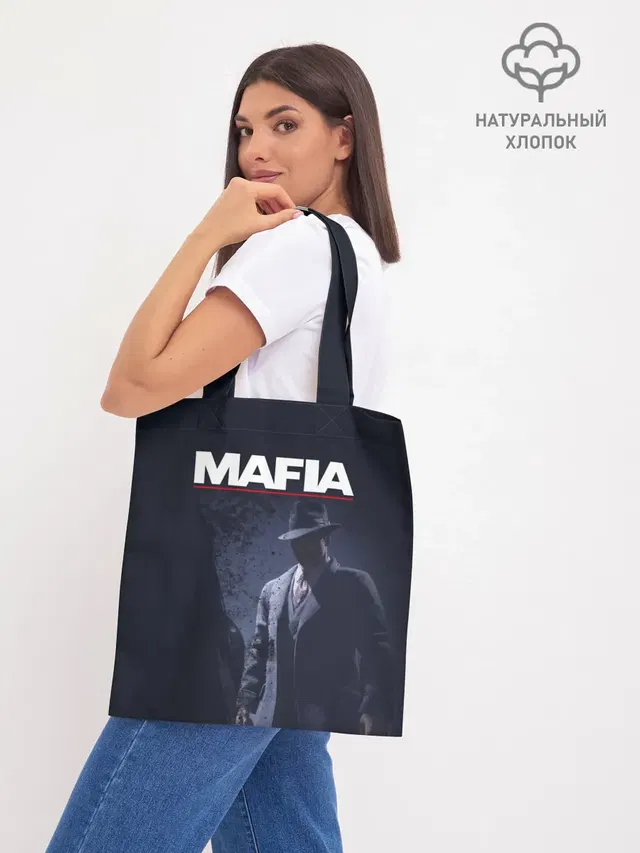Шоппер базовый с принтом «Mafia»