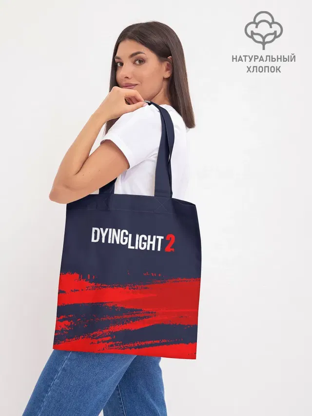 Шоппер базовый с принтом «Dying Light — DYING LIGHT 2 — ДАИНГ ЛАЙТ»
