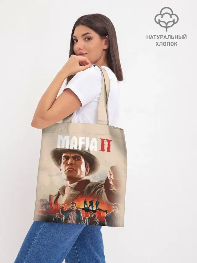 Шоппер базовый с принтом «Mafia — Mafia II»