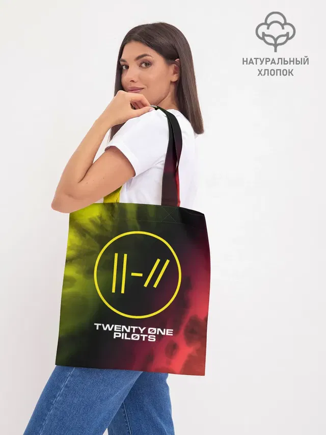 Шоппер базовый с принтом «Twenty One Pilots — 21 PILOTS»