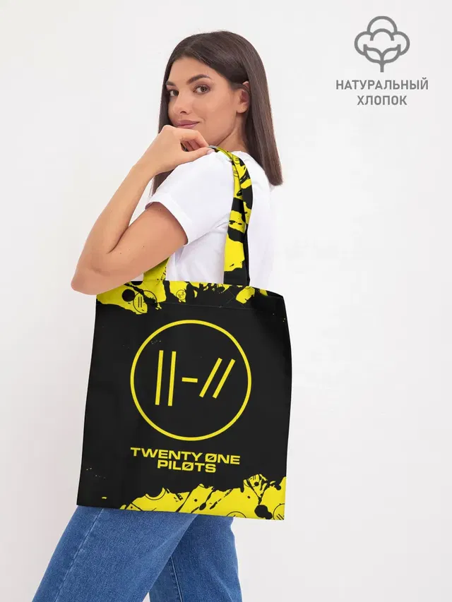 Шоппер базовый с принтом «Twenty One Pilots — 21 PILOTS»