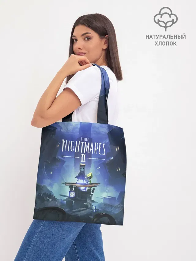 Шоппер базовый с принтом «Little Nightmares — Little Nightmares 2»