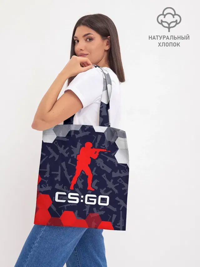 Шоппер базовый с принтом «Counter-Strike — CS GO»