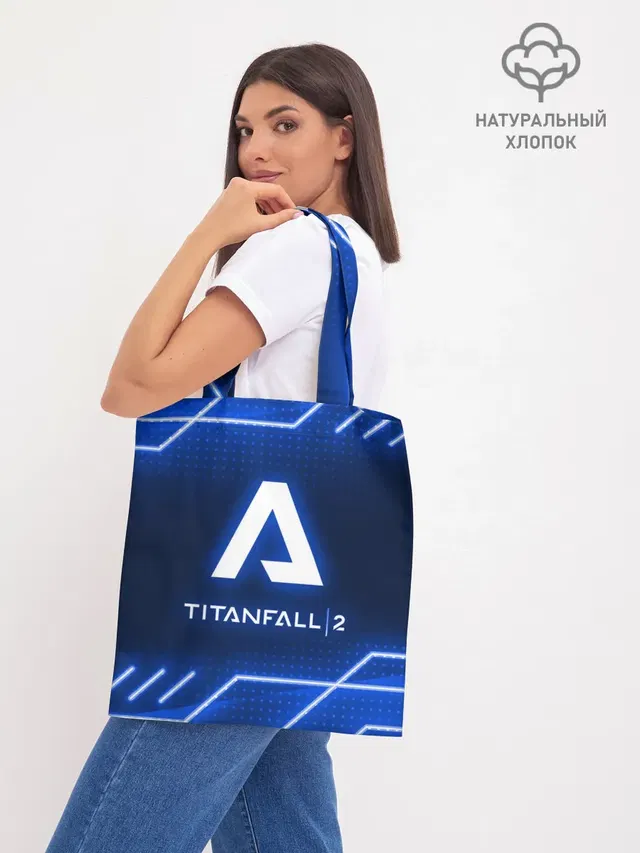 Шоппер базовый с принтом «Titanfall — TITANFALL 2»