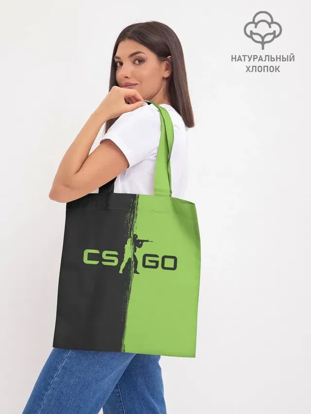 Шоппер базовый с принтом «Counter-Strike — CS GO»