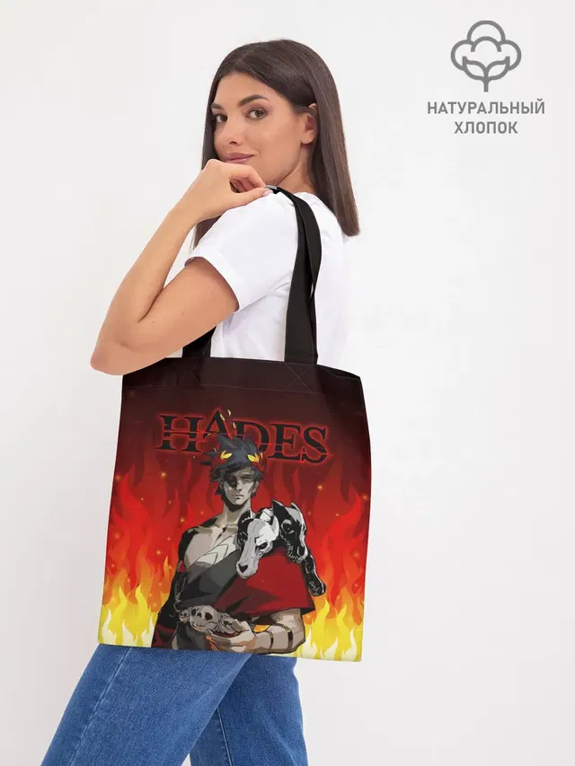 Шоппер базовый с принтом «Hades Zagreus»