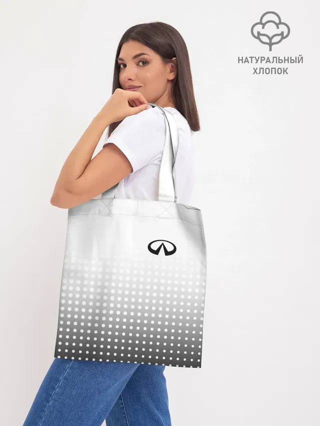 Шоппер базовый с принтом «Infiniti»