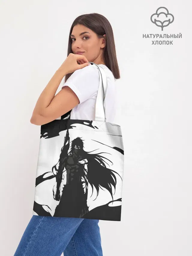 Шоппер базовый с принтом «Bleach black & — Bleach black & white»