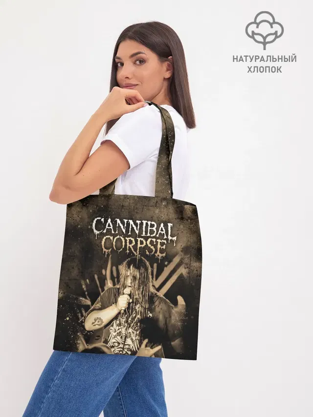 Шоппер базовый с принтом «Cannibal Corpse»
