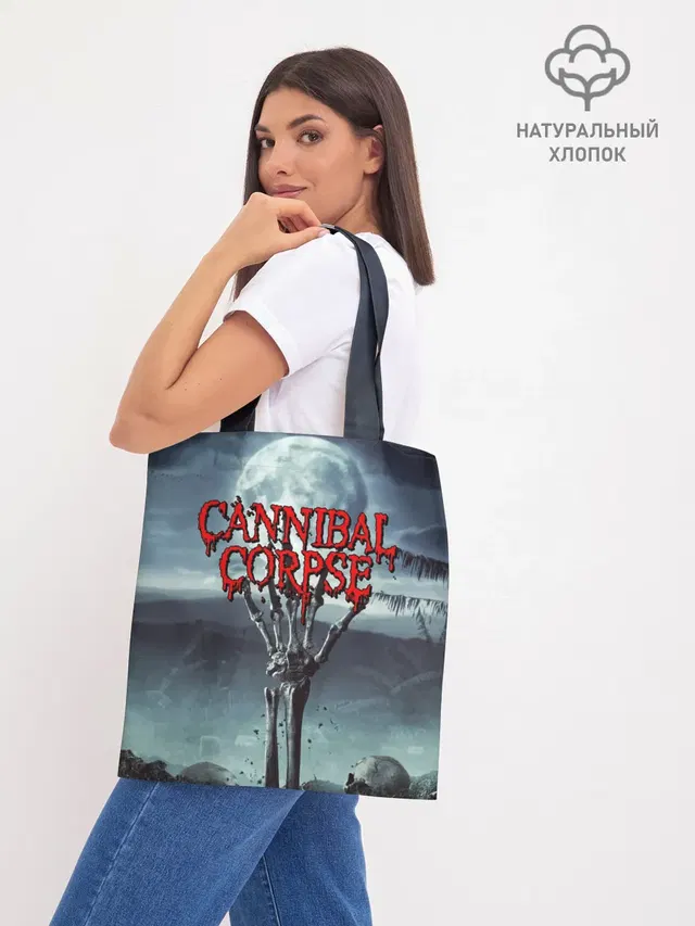 Шоппер базовый с принтом «Cannibal Corpse»
