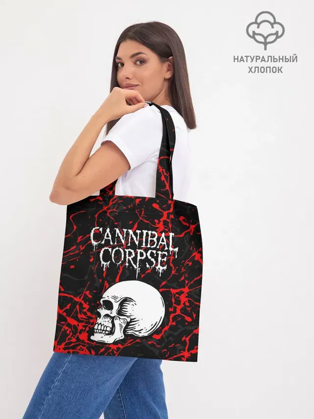 Шоппер базовый с принтом «Cannibal Corpse»