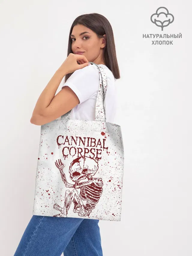 Шоппер базовый с принтом «Cannibal Corpse»